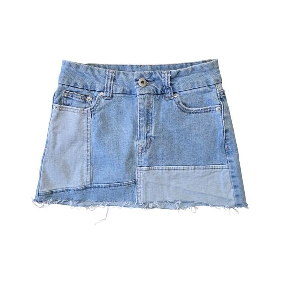No Boundaries Super High Rise Skirt Women’s Small Denim or Cotton - Picture 1 of 6